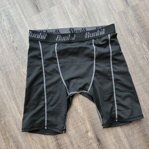 Men's Black Athletic Shorts. New In Package.